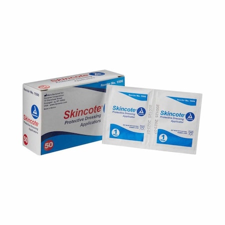 Skincote Skin Barrier Wipe 70% Strength Isopropyl Alcohol Individual Packet NonSterile, 50PK 1506